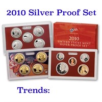 2010 United States Silver Proof Set - 14 pc set, a