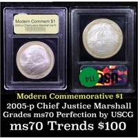 2005-p John Marshall Modern Commem Dollar $1 Grade