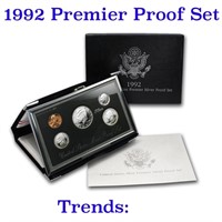 1992 United States Mint Premier Silver Proof Set i