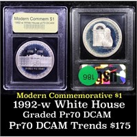 Proof 1992-W White House Modern Commem Dollar $1 G
