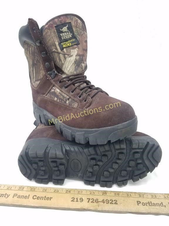 Texas steer thinsulate waterproof boots 13 w
