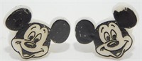 (2) 1960's/1970's Mickey Mouse Club Plastic Rings