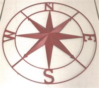 Red Compass Star Decoration