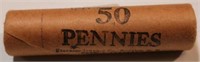 1947-S BU Roll Lincoln Wheat Pennies
