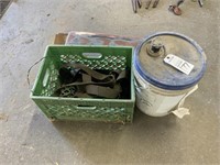 Milk Crate, Steel Parts, 5 gallon Bucket and more!