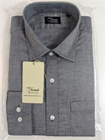 Thread Champs: Mens Dress Shirt (Size: L, Grey)