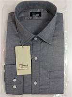 Thread Champs: Mens Dress Shirt (Size: XL, Grey)