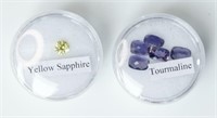 Jewelry Unmounted Tourmaline & Sapphire Stones