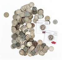 Coin Grab Bag Of Assorted Nickels & Steel Cents