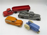 Tootsie Toys Trucks, Trailer, Metal Car &