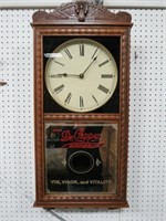 Dr. Pepper Pendulum Clock with Original Box