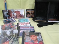 Country Music CD's & Case