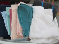Laundry Basket Full of Bath & Hand Towels