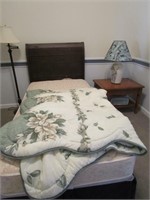 Twin Sleigh Bed - mattress does not convey -