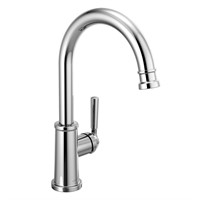 Single-Handle Kitchen Faucet with Waterfall Spout