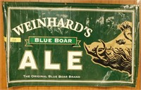 * Vintage Weinhard's Blue Boar Ale Banner