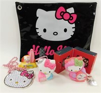 Lot of 8 "Hello Kitty" Items: New Bottles of Nail