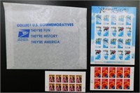 33¢ Stamp Blocks & 1 Full Sheet - Mint, USPS
