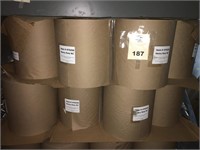 Lot of 10 Rolls Packaging Kraft Paper 12''x1700'