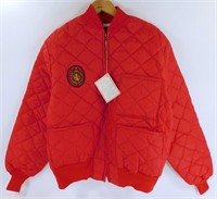 NOS Strohs Beer Size 42 Quilted Red DACRON 88