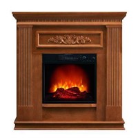 Bold Flame 38 inch Wall Electric Fireplace in Oak