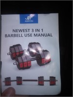 Aokeou 3 in 1 Barbell set