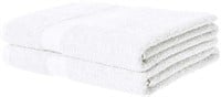 Fade-Resistant Cotton Bath Towel - Pack of 2,