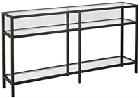 Henn&Hart Modern Console Table, 55", Black