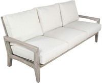 Outdoor Three Seater Sofa with Cushions