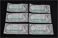 1967 Canada 1.00 Dollar Centennial Bank Notes