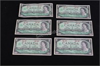 1967 Canada 1.00 Dollar Centennial Bank Notes