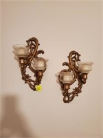 PAIR OF OLD SCONCES