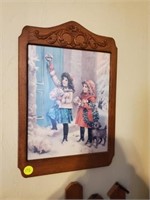 WOOD FRAME PRINT PICTURE