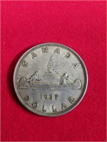 1937 Canada Silver Dollar, .800 Silver