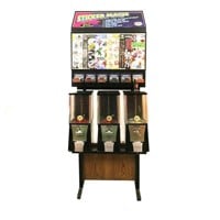 Rack Mounted Coin Op Sticker / Vending Machines