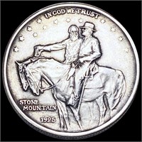 1925 Stone Mountain Half Dollar NEARLY UNC