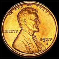1927-S Lincoln Wheat Penny CLOSELY UNCIRCULATED