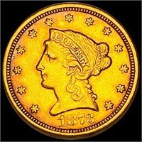1873 $2.50 Gold Quarter Eagle CLOSELY UNC