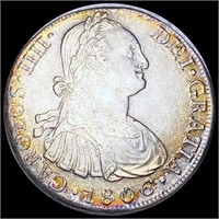 1806 Spanish Silver 8 Reales CLOSELY UNCIRCULATED