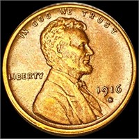 1916-S Lincoln Wheat Penny CLOSELY UNCIRCULATED