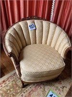 Round Back Formal Chair (Living Room)
