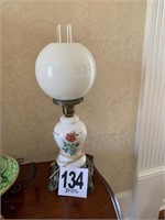 Antique Gone with the Wind Lamp (Living Room)