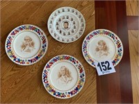 (3) Commemorative Plates & Presidents Plate