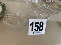 Decorative Cut Glass Basket & Dish (Living Room)