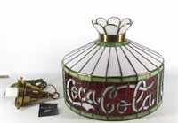 1969 Tiffany Stain Glass Coca-Cola Light MIB!