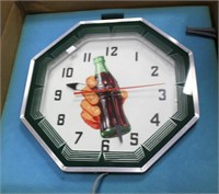 1991 Copy of 1930's Coca Cola Clock NIB