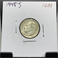 1948-S ROOSEVELT SILVER DIME