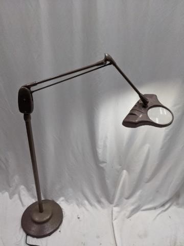 Dazor Magnifying Floating Industrial, Dazor Floor Lamp With Magnifier