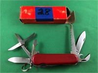Swiss type pocket knife