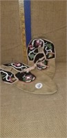 BEADED NATIVE AMERICAN MOCCASINS